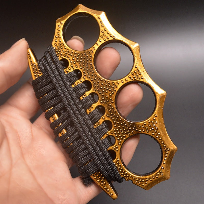Ninja - Solid Brass Knuckles Duster For Self Defense Window