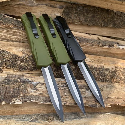 Outdoor Knife Tactical  EDC Camping Hiking Auto Pocket Knives Tools