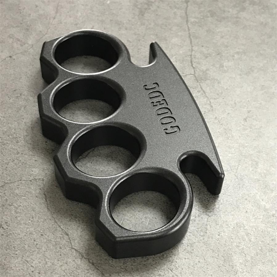 GODEDC Lightweight Aviation Aluminum Knuckle Duster Self-Defense EDC Tool