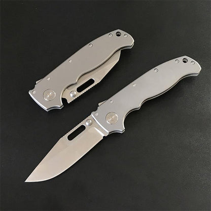 Outdoor Titanium Alloy Folding Knife Camping Hunting Pocket Knives