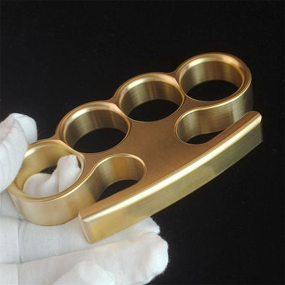 Solid Brass Knuckle Duster Broken Window Self-defence EDC Tool
