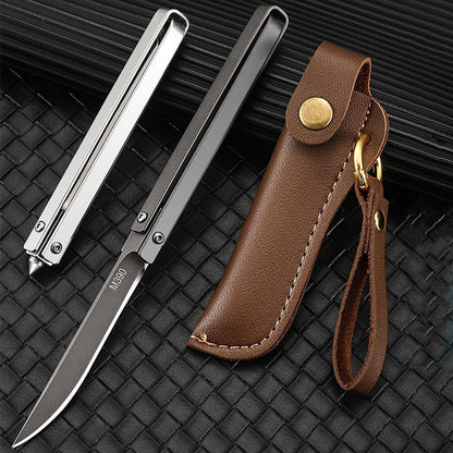 Mechanical Handle Folding Knife Outdoor Camping Broken WindowTactical Safety Defense Pocket Knives