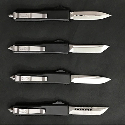 Outdoor Tactical Knife Aluminum Handle Camping Survival Defense Pocket Knives