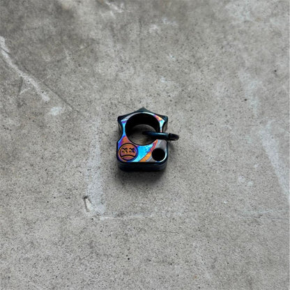 Small Size Titanium Knuckle Duster Pendant Decorations