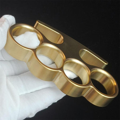 Solid Brass Knuckle Duster Broken Window Self-defence EDC Tool