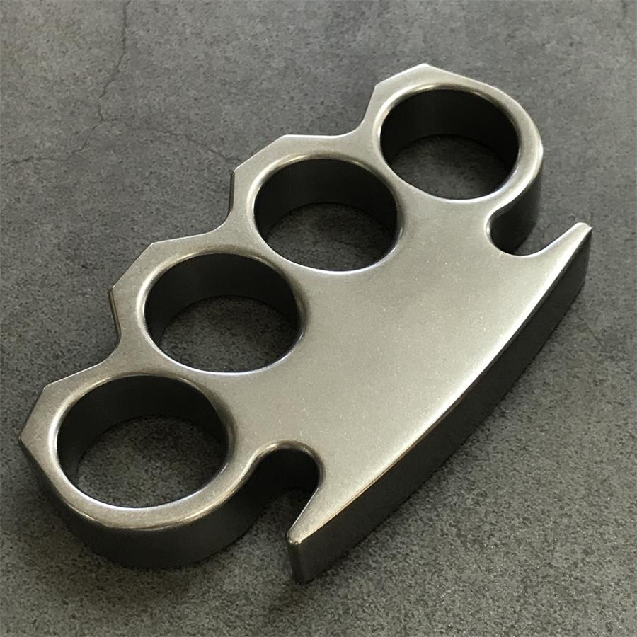 The KING Stonewashed Steel Knuckle Dusters