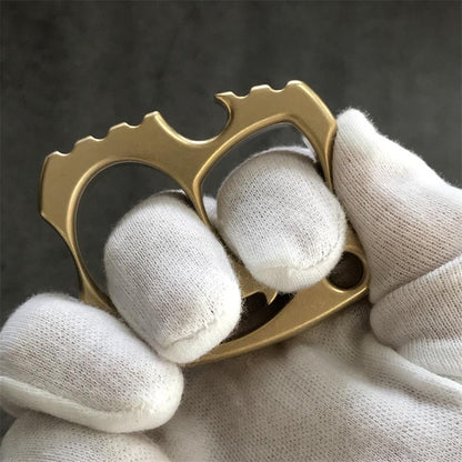 Personalized Brass Knuckle Duster Bottle Opening EDC Tool