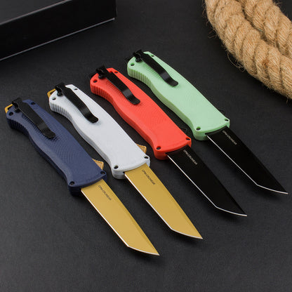 BM 5370 Tactical Knife Carbon Fiber Nylon Handle Outdoor Hunting Defense Pocket Knives