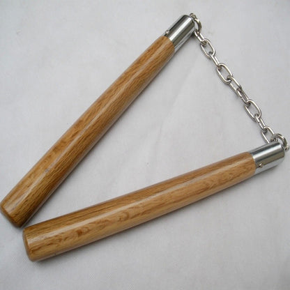 Wooden Nunchucks Martial Arts Sports Training Self Defense EDC Tools