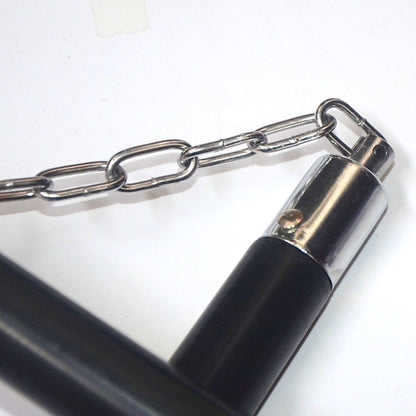 Rubber Nunchaku Elastic Thickened Chain Practice Training Self Defense EDC Tool