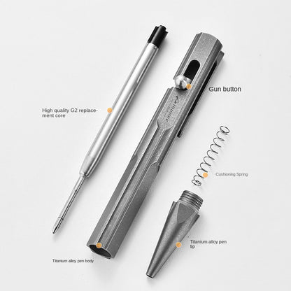 Titanium Tactical Pen EDC Self Defense Tool