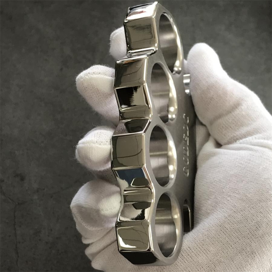 GODEDC Brushed and Mirror Polished Craft Steel Knuckle Duster