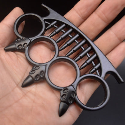 Knuckle Duster fenêtre cassée outil de boxe de sauvetage anneau de boucle de poing à quatre doigts anneau de poing équipement de protection de combat