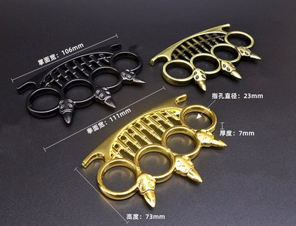 Knuckle Duster Broken Window Life-saving Boxing Tool Four-finger Fist Buckle Ring Fist Ring Fighting Protective Gear