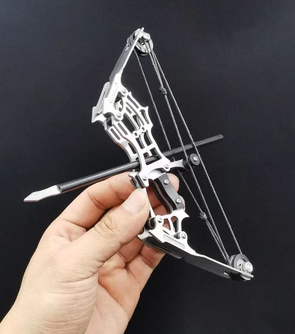 Mini Bow and Arrow Pulley Micro Pocket Compound Bow Sport Shooting Arrow Target Shooting