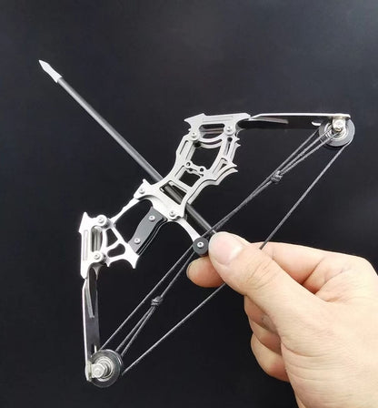 Mini Bow and Arrow Pulley Micro Pocket Compound Bow Sport Shooting Arrow Target Shooting