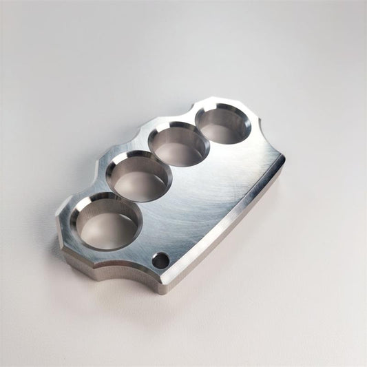 Boxer Knuckle duster - Aluminium or Brass Couleur Grey