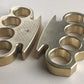 Precision Thickened Brass Knuckle Duster Security Defense Window Breaker Boxing Fighting EDC Tool