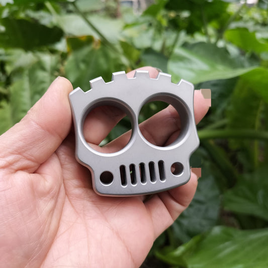 Mini thickened knuckle duster multifunctional broken window survival fighting boxing EDC tool