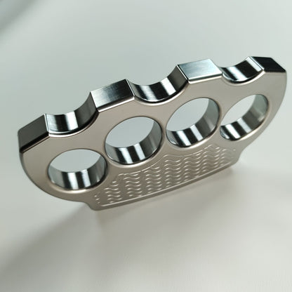 Solid Stainless Steel Knuckle Duster Defense Boxing Emergency Window Breaking Fighting EDC Tool