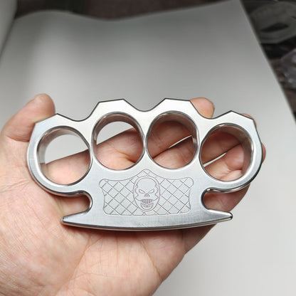 Solid Stainless Steel Knuckle Duster Defense Boxing Emergency Window Breaking Fighting EDC Tool