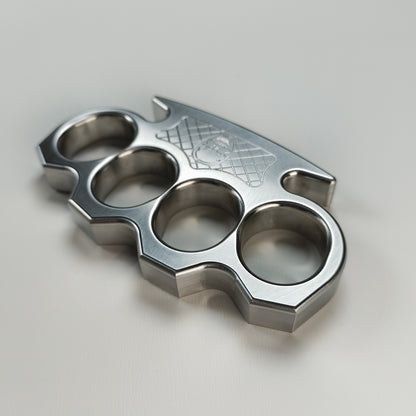 Solid Stainless Steel Knuckle Duster Defense Boxing Emergency Window Breaking Fighting EDC Tool