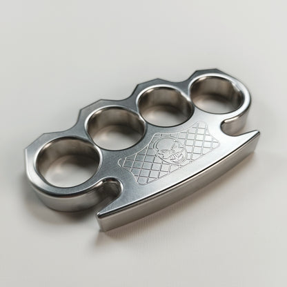 Solid Stainless Steel Knuckle Duster Defense Boxing Emergency Window Breaking Fighting EDC Tool