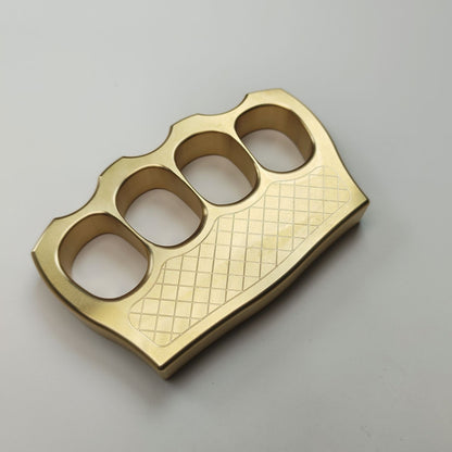 Solid Pure Brass Sturdy Knuckle Duster Self-defense Broken Windows Outside Boxing Grappling Fighting Protective Gear