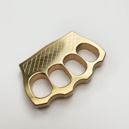 Solid Pure Brass Sturdy Knuckle Duster Self-defense Broken Windows Outside Boxing Grappling Fighting Protective Gear