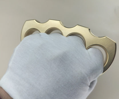 Solid Pure Brass Sturdy Knuckle Duster Self-defense Broken Windows Outside Boxing Grappling Fighting Protective Gear