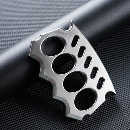 Solid Stainless Steel Knuckle Duster Defense Boxing Emergency Window-breaking Combat EDC Tool