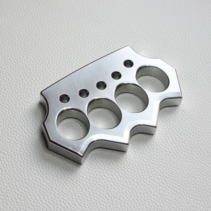 Solid Stainless Steel Knuckle Duster Defense Boxing Window-breaking Fight EDC Tool