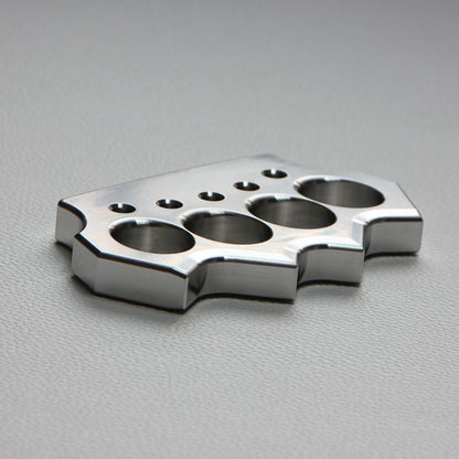 Solid Stainless Steel Knuckle Duster Defense Boxing Window-breaking Fight EDC Tool