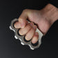 Fine Steel Solid Knuckle Duster Finger Buckle Self-defense Broken Window EDC Tool Boxing Training Combat Gear
