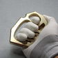 Solid Brass Knuckle Duster Finger Buckle Self Defense Window Breaker EDC Tool Boxing Training Combat Guards