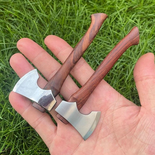 Mini Axe Portable Outdoor Camping Wood Splitting Defense Hand Axe
