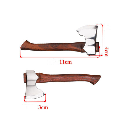 Mini Axe Portable Outdoor Camping Wood Splitting Defense Hand Axe