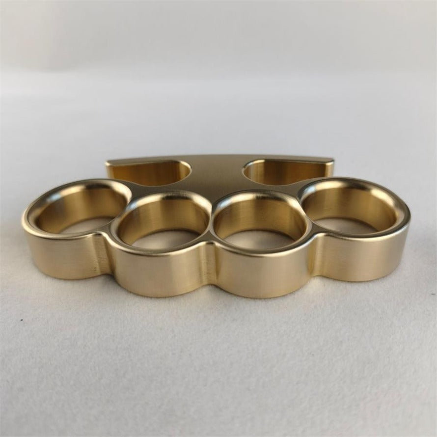 Solid Brass Knuckle Duster Broken Window Self-defence EDC Tool