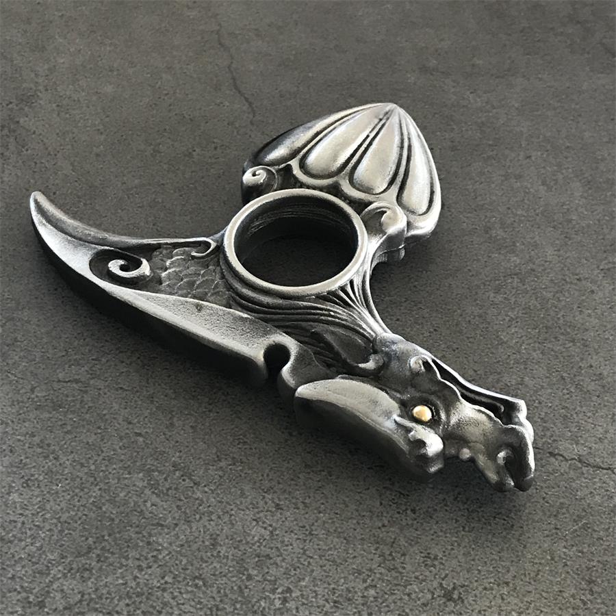 Creative Knuckle Duster Dragon Pattern EDC Tool