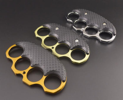 Blom - Solid Brass Knuckles Duster For Self Defense Window Breaker EDC Supplies