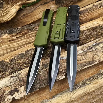 Outdoor Knife Tactical  EDC Camping Hiking Auto Pocket Knives Tools