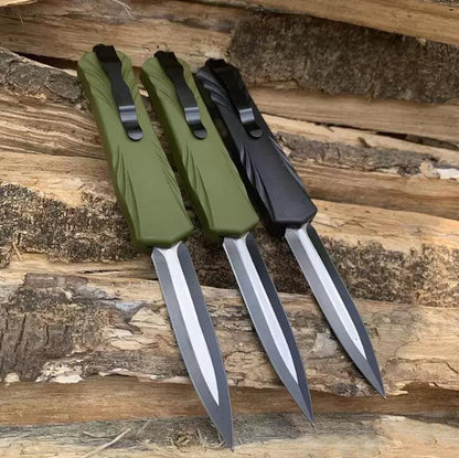 Outdoor Knife Tactical  EDC Camping Hiking Auto Pocket Knives Tools