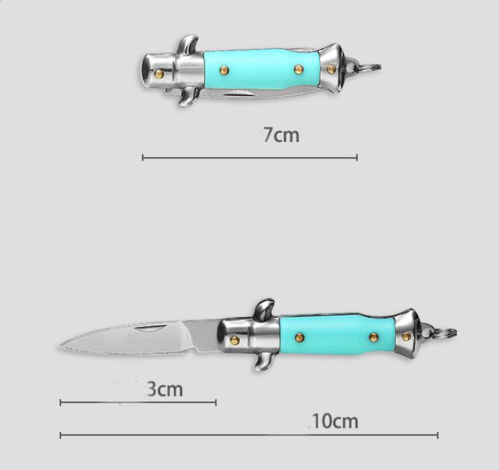 Mini Folding Knife Portable Keychain Pocket Knives Outdoor Defense EDC Tool