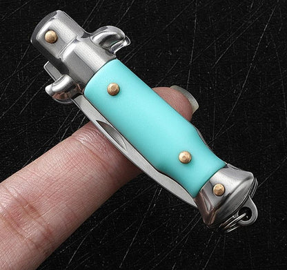 Mini Folding Knife Portable Keychain Pocket Knives Outdoor Defense EDC Tool