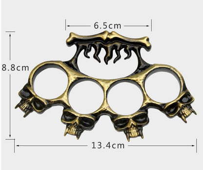 Knuckle Duster pour vous défendre contre les loups, briser les fenêtres, Fitness, boxe, Protection des doigts, outils de défense de Combat