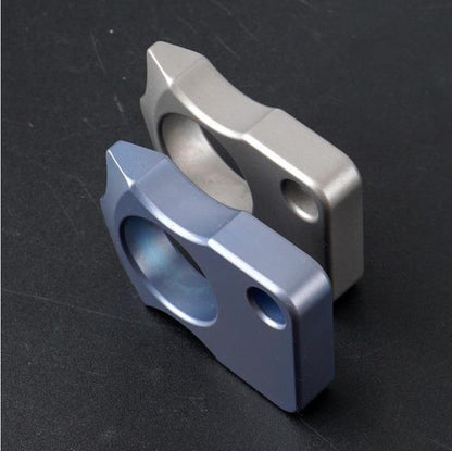 Titanium Knuckle Duster Tiger Finger Self Defense Self Defense Boxing Fighting Finger Buckle Window Breaker EDC Tool