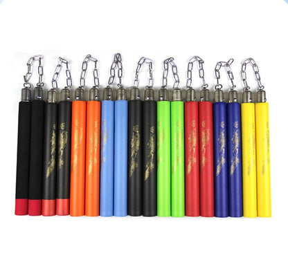 Sponge Nunchaku Beginner Training Teaching Stick EDC Tools