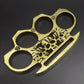 Ghost - Solid Brass Knuckles Duster For Self Defense Window Breaker EDC Supplies