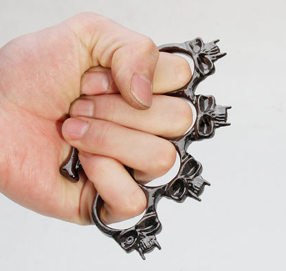 Knuckle Duster pour vous défendre contre les loups, briser les fenêtres, Fitness, boxe, Protection des doigts, outils de défense de Combat