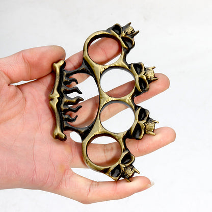 Knuckle Duster pour vous défendre contre les loups, briser les fenêtres, Fitness, boxe, Protection des doigts, outils de défense de Combat